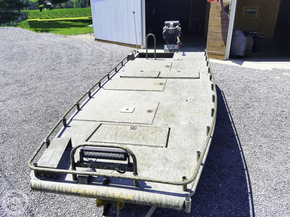 Sold Gator Trax Gator Hide 4 Man Boat in Orland, IN 180487 Pop Sells